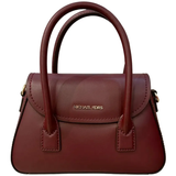 MICHAEL KORS KATYA SMALL SATCHEL CROSSBODY IN OXBLOOD 35F4G30C5L