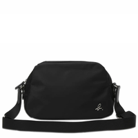 AGNES B SHOULDER BAG FROM JAPAN NYLON BLACK ES30M-05