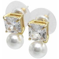 KATE SPADE VICTORIA FAUX PEARL STUD EARRINGS KI354 250 CREAM MULTI