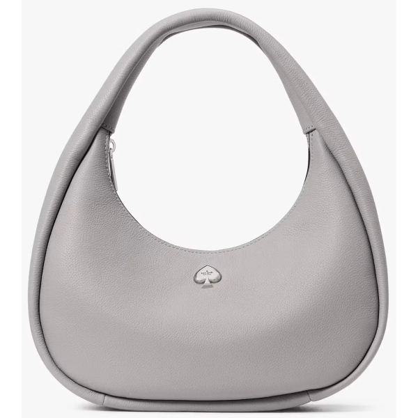 KATE SPADE KAYLA LARGE CRESCENT HOBO SHOULDER BAG KK054 MOUNTAIN GREY