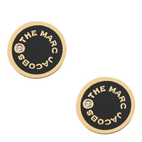 MARC JACOBS M0017169-001 THE MEDALLION STUDS BLACK / GOLD