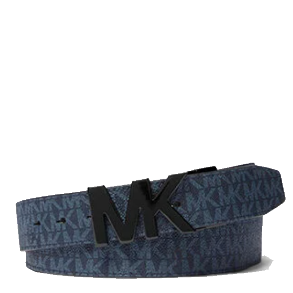 MICHAEL KORS OUTLET SIGNATURE LOGO BELT 36S4LBLY2B ADMRL/PLBLUE