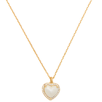 KATE SPADE NEW YORK MY LOVE PAVÉ HEART PENDANT KA863 BOXED