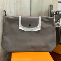 LONGCHAMP  LE PLIAGE XTRA HANDBAG SHOULDER BAG FULL LEATHER 10189 987 P55 TURTLE DOVE GREY