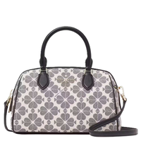 KATE SPADE FLOWER DOLLY DUFFLE CROSSBODY BLACK MULTI KG483 SMALL BLACK