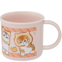 MOFUSAND JAPAN SKATER REUSABLE DRINKING CUP 6.76OZ- CAT IN BREAD