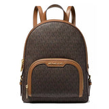 MICHAEL KORS JAYCEE MEDIUM LOGO BACKPACK 35S2G8TB2B BROWN