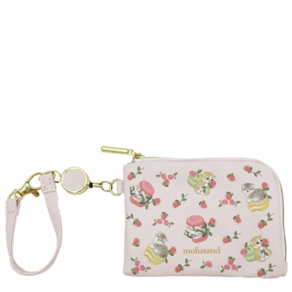 MOFUSAND FROM JAPAN MOFUSAND COIN CASE WITH PASS (SWEETS BLOSSOM PINK)