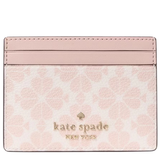 KATE SPADE SIGNATURE SPADE FLOWER SMALL SLIM CARD HOLDER IN ROSE SMOKE KI371