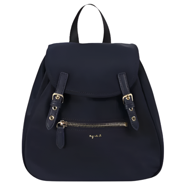 AGNES B. VOYAGE SMALL NYLON DRAWSTRING BACKPACK P571VN01 – NS06M-03 ROYAL BLUE
