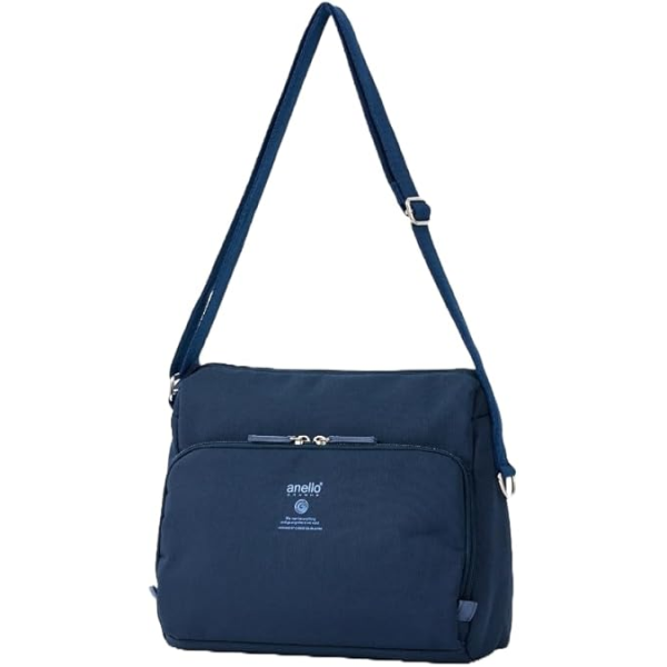 ANELLO GRANDE FITTY SHOULDER BAG IN NAVY BLUE