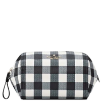 KATE SPADE CHELSEA MEDIUM COSMETIC POUCH KC640 GINGHAM