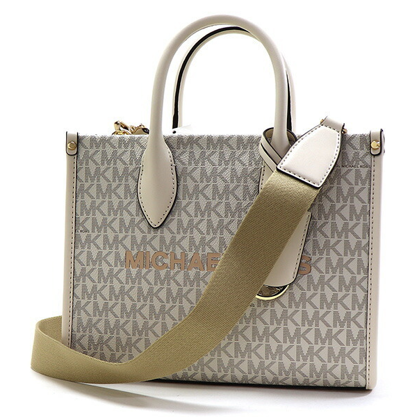MICHAEL KORS MIRELLA SMALL SIGNATURE LOGO CROSSBODY BAG LT CRM MULTI 35R5G7ZT1B