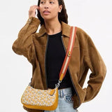 COACH TERI SHOULDER CROSSBODY FLORAL CHALK BUTTERCUP CBI49 YELLOW