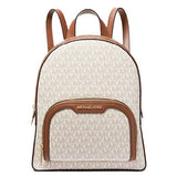 MICHAEL KORS JAYCEE MEDIUM LOGO BACKPACK 35S2G8TB2B VANILLA SIGNATURE