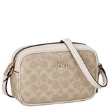 COACH MINI JAMIE CAMERA BAG IN SIGNATURE CANVAS CY752 CREAM BROWN