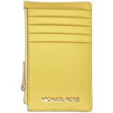 MICHAEL KORS JET SET TRAVEL LEATHER MD TOP ZIP CARD CASE 35F2GTVD2L DAISY YELLOW