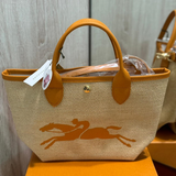 LONGCHAMP LE PANIER PLIAGE BASKET BAG S 10144 HZB 222 APRICOT