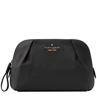 KATE SPADE CHELSEA NYLON COSMETIC BAG IN BLACK KH612