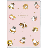 MOFUSAND FROM JAPAN MOFUSAND A6 MONTHLY DIARY, DONUT NYAN 2025