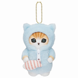 MOFUSAND FROM JAPAN MOFUSAND PAJAMA NYAN MASCOT (CAT PAJAMAS) KEYCHAIN