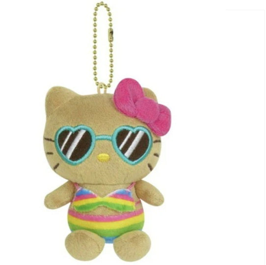 SANRIO FROM JAPAN  HELLO KITTY SUNBURN TANNING SERIES BALL CHAIN MASCOTSUN GLASSES