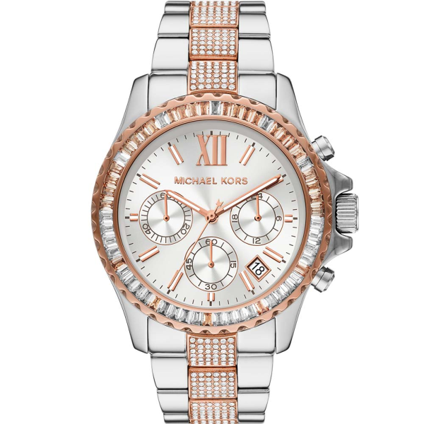 MICHAEL KORS BOXED EVEREST MK6975 TWO TONE WOMENS WATCH 42MM
