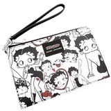 MARC JACOBS X BETTY BOOP LIMITED EDITION THE BETTY BOOP ALL OVER PRINT BOLD WRISTLET BLACK AND WHITE 4P4SCP004S01-005