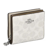 COACH SNAP WALLET IN SIGNATURE CANVAS IN CHALK CW789
