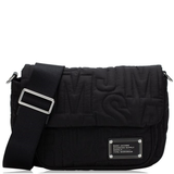 MARC JACOBS NYLON JUMBLED LOGO MESSENGER BLACK 4S4HMS005H02