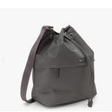 AGNES B. DRAWSTRING CROSSBODY BUCKET BAG P500-VN01/8024 GREEN