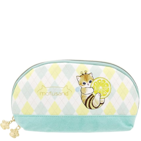 MOFUSAND JAPAN POUCH - CAT / BEE NYAN LEMON