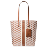 MICHAEL KORS  2IN-ONE VINCENT LARGE LOGO JACQUARD TOTE BAG WITH CARD CASE 35R5G2VT7J LUGGAGE
