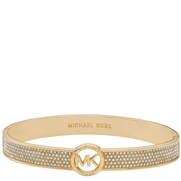 MICHAEL KORS BOXED WOMEN'S STAINLESS-STEEL BANGLE BRACELET WITH CRYSTAL ACCENTS MKJX8003710