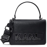 KARL LAGERFELD PARIS SIMONE CROSSBODY, BLACK LH1ER6BI