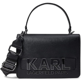 KARL LAGERFELD PARIS SIMONE CROSSBODY, BLACK LH1ER6BI