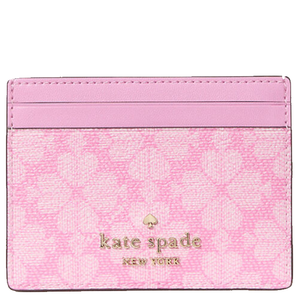 KATE SPADE - SPADE FLOWER SMALL SLIM CARD HOLDER PARISIAN ROSE MULTI KK253