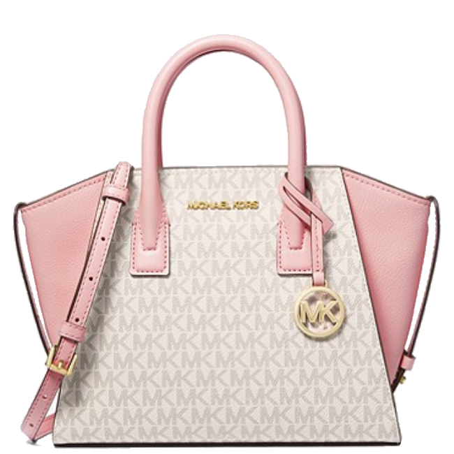 MICHAEL KORS 35F1G4VM2L factory Avril Small Leather Top-Zip Satchel Bag In Powder Blush