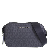 MICHAEL KORS COOPER SIGNATURE LOGO CAMERA BAG BLACK 37F4LCOC6B MEN