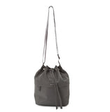 AGNES B. DRAWSTRING CROSSBODY BUCKET BAG P500-VN01/8024 GREY