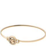 MICHAEL KORS MK LOGO GOLD-TONE BANGLE BRACELET - MKJX6519710