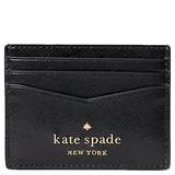 KATE SPADE MADISON SAFFIANO LEATHER SMALL SLIM CARD HOLDER BLACK KC582