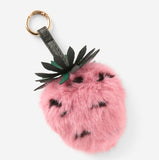 BAG CHARM ASSORTED - BEAR, DOG, RABBIT, MOON, ORCHID, STRAWBERRY