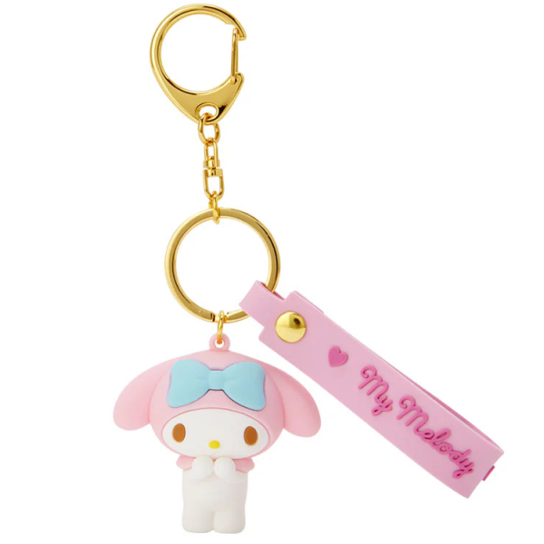 SANRIO MY MELODY SIGNATURE KEYCHAIN FROM JAPAN PINK