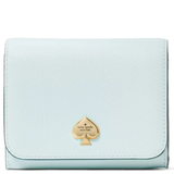 KATE SPADE KAYLA SMALL L-ZIP WALLET KK056 FULL LEATHER HAZY MORNING