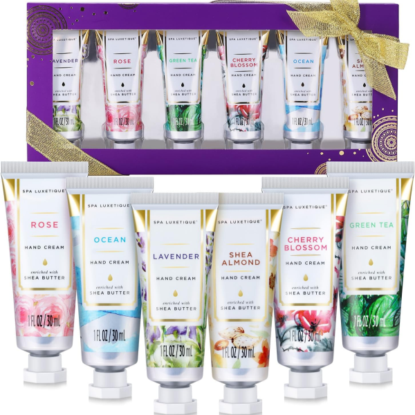 SPA LUXETIQUE BOXED HAND CREAM SET GIFT FOR WOMEN 6 PCS SET