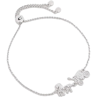 COACH HORSE AND CARRIAGE SLIDER BRACELET (COACH 1748) SILVER