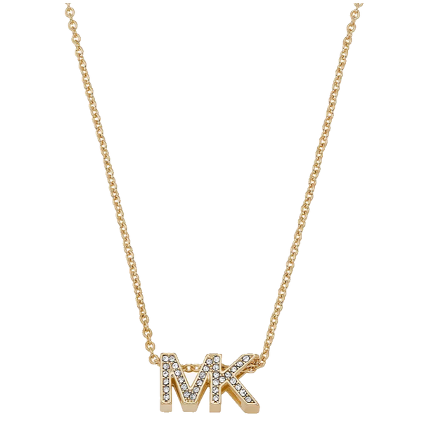 Michael Kors 14K Gold-Plated Interlocking Necklace Gold | Medium Necklace
