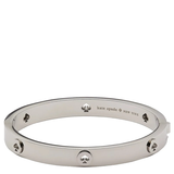 KATE SPADE SPOT THE SPADE STUDDED BANGLE BRACELET IN SILVER KE759