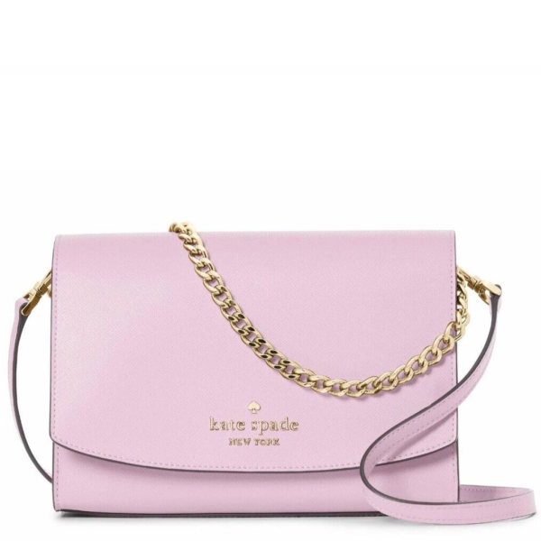 KATE SPADE CARSON CONVERTIBLE CROSSBODY IN QUARTZ PINK (WKR00119)